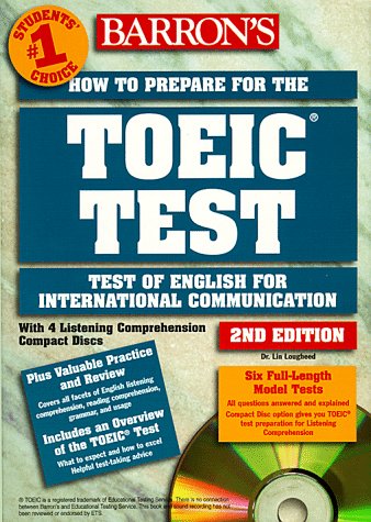 Beispielbild fr Barron's How to Prepare for the Toeic: Test of English for International Communication [With 4 CD's] zum Verkauf von ThriftBooks-Dallas