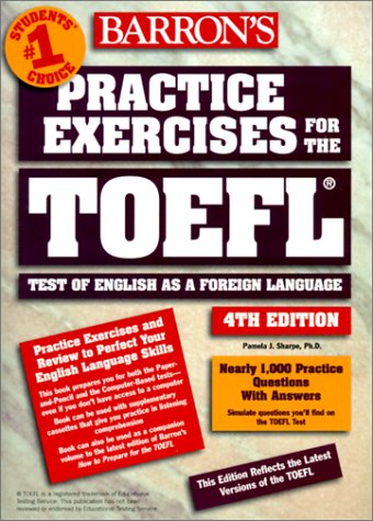9780764173011: Barron's Practice Exercises for the Toefl Test