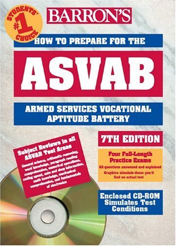 Stock image for Barron's How to Prepare for the ASVAB: Armed Services Vocational Aptitude Battery [With CDROM] for sale by ThriftBooks-Dallas
