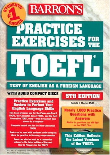 9780764175121: Practice Exercises for the TOEFL Test (BARRON'S PRACTICE EXERCISES FOR THE TOEFL)