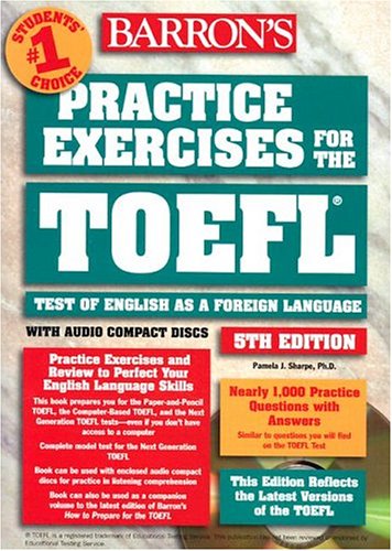 9780764175121: Barron's Practice Exercises for the Toefl: Test of English As a Foreign Language