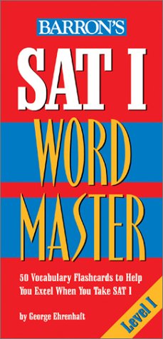 SAT I Wordmaster Level I (9780764175176) by Ehrenhaft Ed. D., George