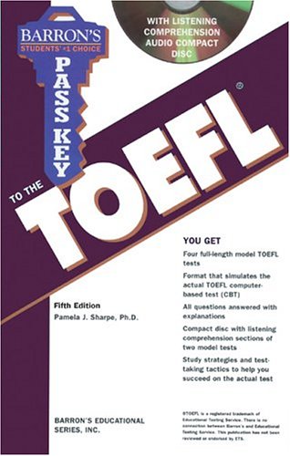 Beispielbild fr Pass Key to the TOEFL with Audio CD (BARRON'S PASS KEY TO THE TOEFL) zum Verkauf von Cronus Books