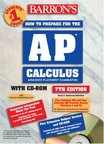 Beispielbild fr How to Prepare for the AP Calculus with CD-ROM (Barron's AP Calculus (W/CD)) zum Verkauf von The Book Cellar, LLC