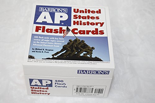 Imagen de archivo de AP United States History Flash Cards (Barron's Ap) a la venta por Half Price Books Inc.