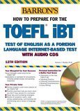 9780764179174: Barron's TOEFL iBT Test of English as a Foreign Language with Audio CDs