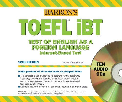 Imagen de archivo de TOEFL iBT Audio CD Package (Barrons How to Prepare for the TOEFL) a la venta por SecondSale