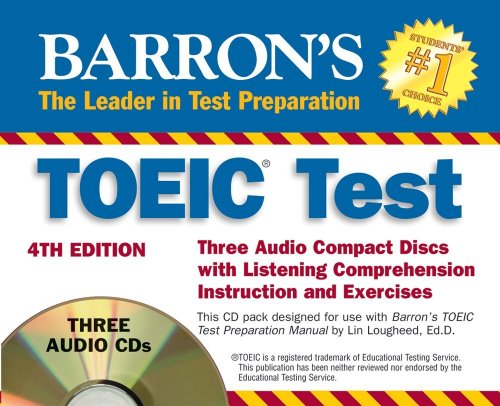 9780764179525: Barron's TOEIC Test Audio CD Pack