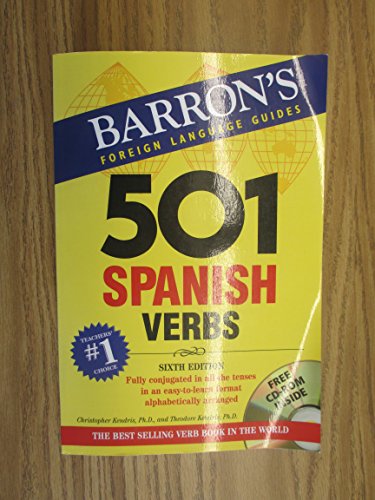 Barron's Foreign Language Guides: 501 Spanish Verbs (Book & CD-ROM)