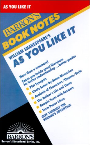 Beispielbild fr William Shakespeares as You Like It (Barrons Book Notes) zum Verkauf von Reuseabook