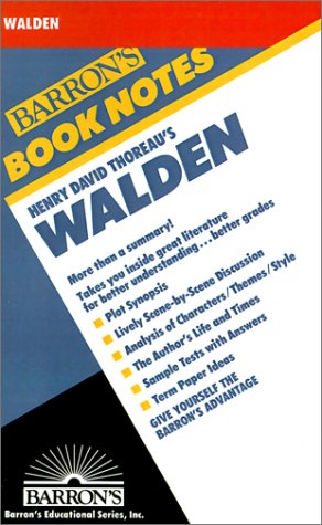 Stock image for Walden (Barron's Book Notes) for sale by Ergodebooks