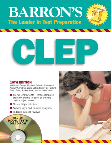 Stock image for Barron's CLEP for sale by Better World Books: West