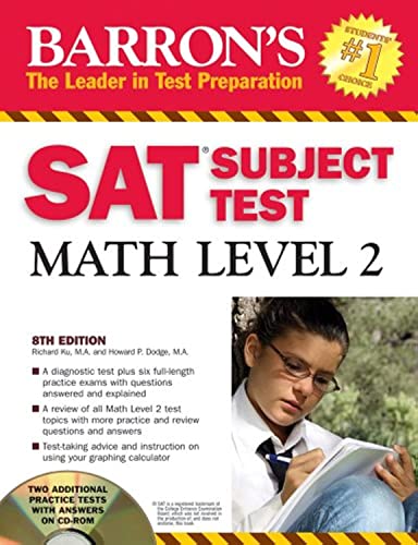 9780764193453: Barron's SAT Subject Test 2009: Math Level 2