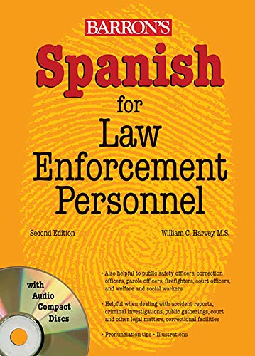 Stock image for Spanish for Law Enforcement Personnel with Audio CDs (Barron's Foreign Language Guides) for sale by HPB-Emerald