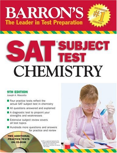 Stock image for Barron's SAT Subject Test Chemistry 2009 (Barron's: The Leader in Test Preparation) for sale by More Than Words