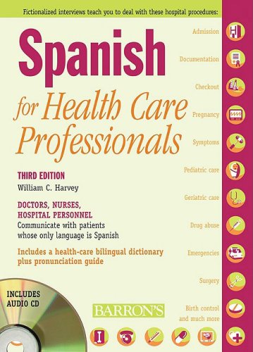 Beispielbild fr Spanish for Healthcare Professionals with 3 Audio CDs zum Verkauf von BooksRun