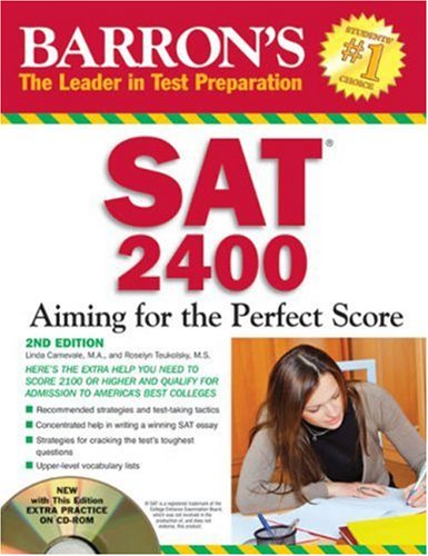 Stock image for Barron's SAT 2400: Aiming for the Perfect Score for sale by HPB-Ruby