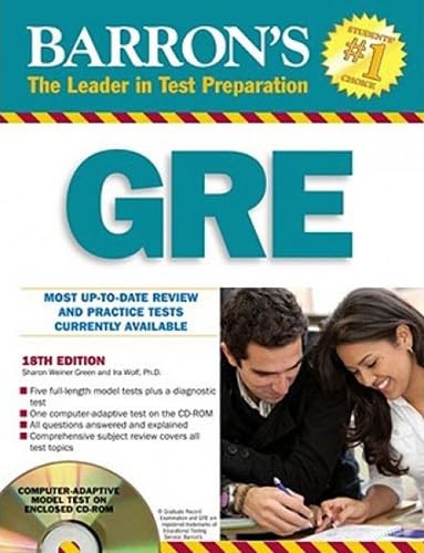 9780764195945: Barron's GRE with CD-ROM