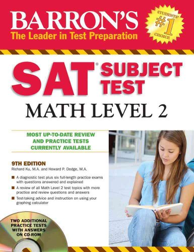 Stock image for Barron's SAT Subject Test Math Level 2 with CD-ROM for sale by Better World Books