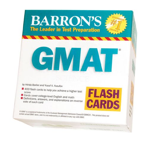 Stock image for Barrons GMAT Flash Cards for sale by Ebooksweb