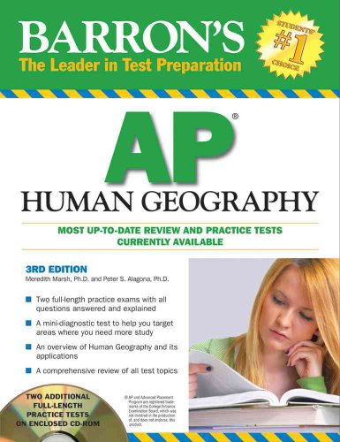 Beispielbild fr Barron's AP Human Geography (Barron's: The Leader in Test Preparation) zum Verkauf von HPB Inc.