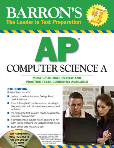 Beispielbild fr Barron's AP Computer Science A with CD-ROM zum Verkauf von Better World Books
