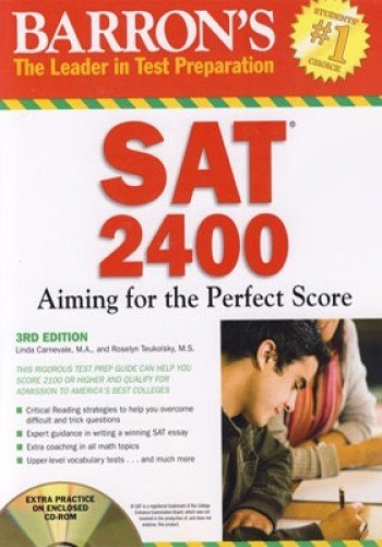 9780764197215: Barron's SAT 2400: Aiming for the Perfect Score