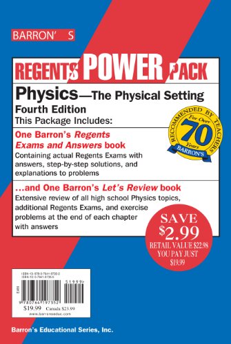 Stock image for Physics Power Pack: The Physical Setting (Barrons Regents NY) for sale by Blue Vase Books