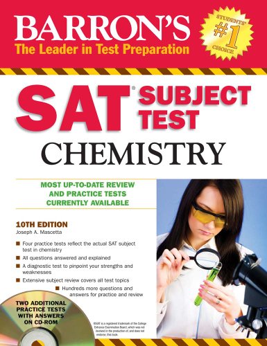 Stock image for Barrons SAT Subject Test Chemistry (Barrons SAT Subject Test Chemistry (W/CD)) for sale by Bookoutlet1