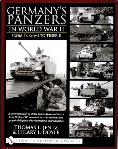 Beispielbild fr Germanys Panzers In World War II From Pz. KPFW.I to Tiger II (Schiffer Book for Collectors) zum Verkauf von GoldenWavesOfBooks