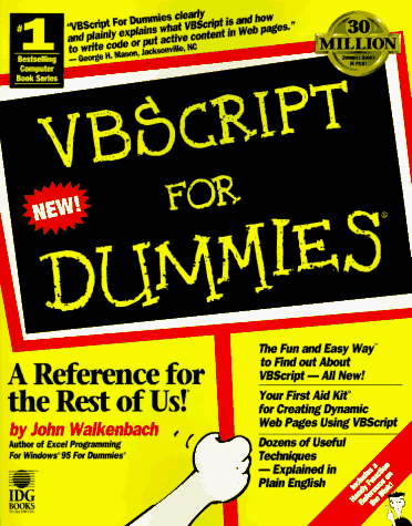 9780764500305: Vbscript for Dummies