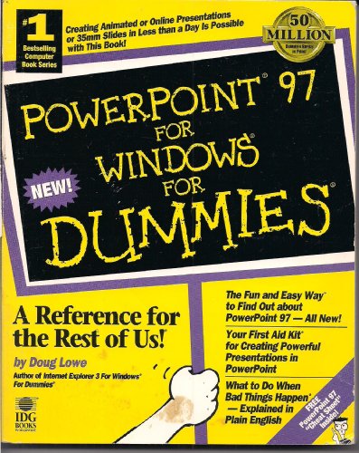 PowerPoint 97 For Windows For Dummies (9780764500510) by Lowe, Doug