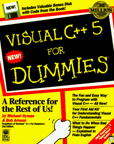 9780764500596: Visual C++ 5 for Dummies