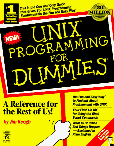 Imagen de archivo de Unix Programming for Dummies a la venta por Wonder Book