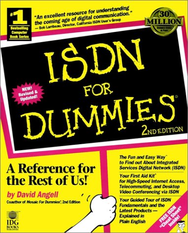 Imagen de archivo de ISDN For Dummies a la venta por Wonder Book