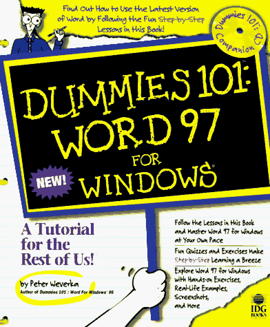 9780764500947: Word 97 for Windows (Dummies 101 S.)
