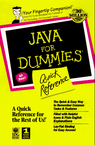 Java Api for Dummies: Quick Reference (9780764501180) by Lockwood, Stephen D.; Siddalingaiah, Madhu
