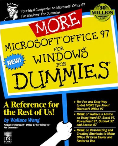 Beispielbild fr More Microsoft Office 97 for Windows for Dummies zum Verkauf von Better World Books