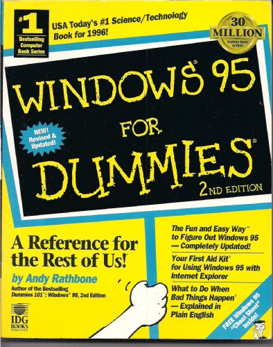 Imagen de archivo de Windows 95 for Dummies (2nd Ed.) a la venta por Persephone's Books