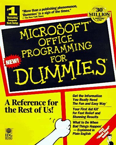 Beispielbild fr Microsoft Office 97 Programming With Vba for Dummies zum Verkauf von Irish Booksellers