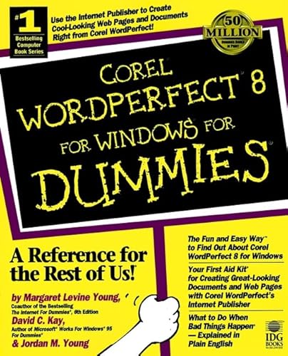 9780764501869: Wordperfect 8 for Windows For Dummies