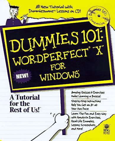 Dummies 101: Wordperfect 8 for Windows (For Dummies) (9780764501890) by Barrows, Alison; Young, Margaret Levine