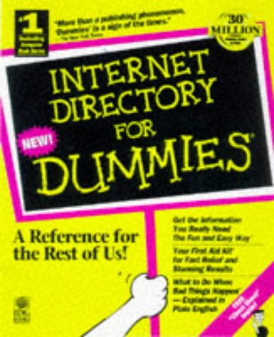 Stock image for Internet Directory for Dummies [With Internet Service Provider & Personal Search Engine] for sale by ThriftBooks-Dallas