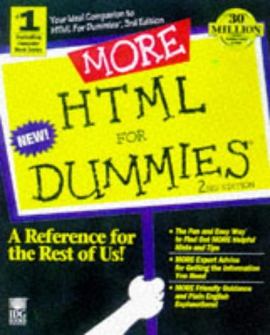 Stock image for More Html for Dummies for sale by Black and Read Books, Music & Games