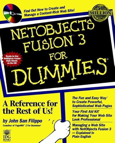 NetObjects Fusion 3 For Dummies (9780764502361) by San Filippo, John