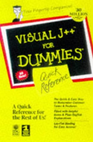 Stock image for Visual J++ for Dummies Quick Reference for sale by Wonder Book