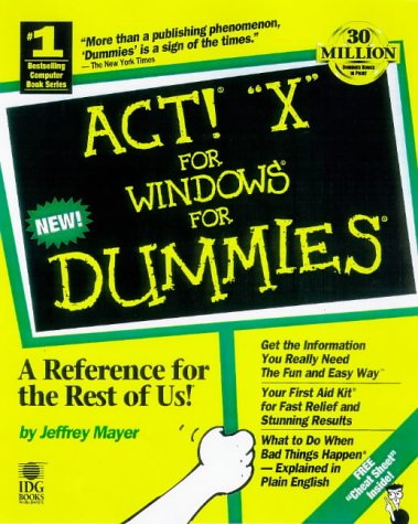 Beispielbild fr ACT! 4 for Windows for Dummies zum Verkauf von Better World Books