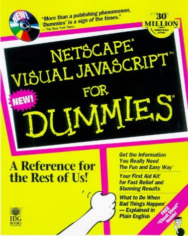 Netscape Visual Javascript for Dummies (9780764502866) by Vander Veer, Emily A.