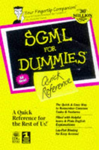 Sgml for Dummies Quick Reference (9780764502972) by Von Hagen, William