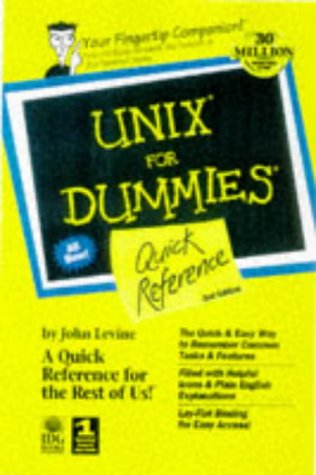 Imagen de archivo de Unix for Dummies Quick Reference a la venta por Wonder Book